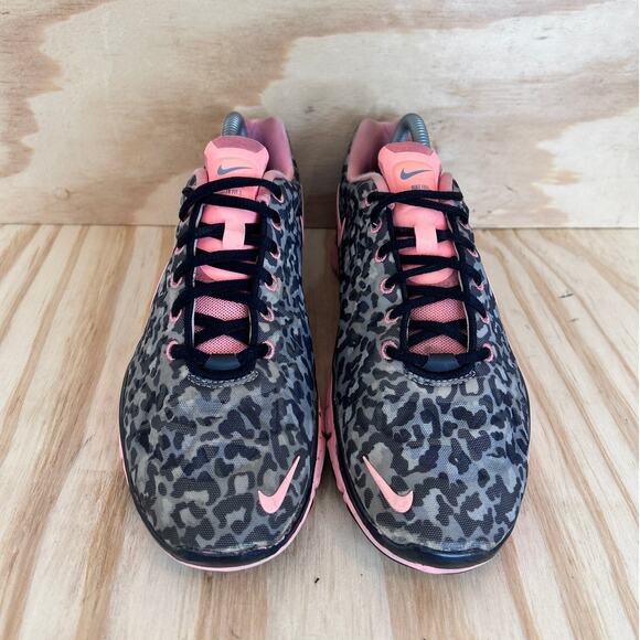 Nike -Free TR Fit 3 Print -Running Shoes -Gray/Pink -Women's - 9.5 - 555159-007 - Picture 2 of 9